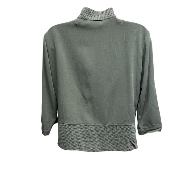 Rabbit rabbit designs women’s sage green cardigan petite 4 cottagecore lagenlook - Picture 2 of 8